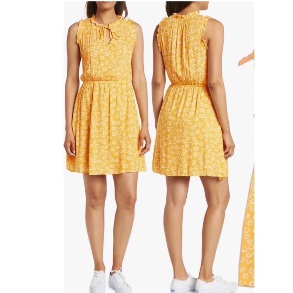 Collective Concepts Perla Textured Floral Print Dress Sz. S